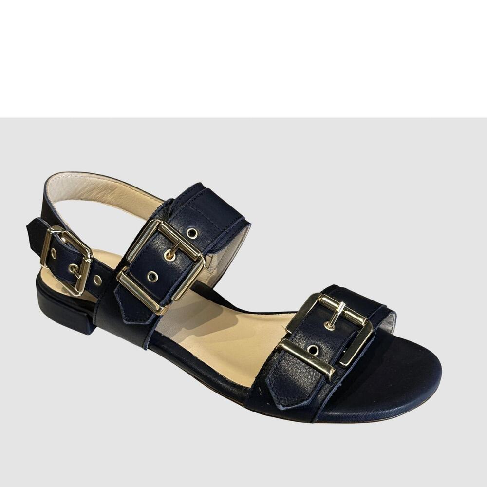 NEW LALISA women's buckle sandal in navy